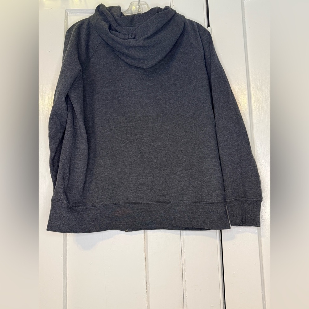 GAP Womans Dark Gray Zip-Up Hoodie - Picture 5 of 5